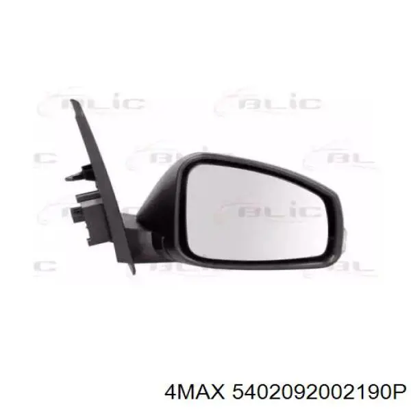  Правое зеркало Renault Megane 3