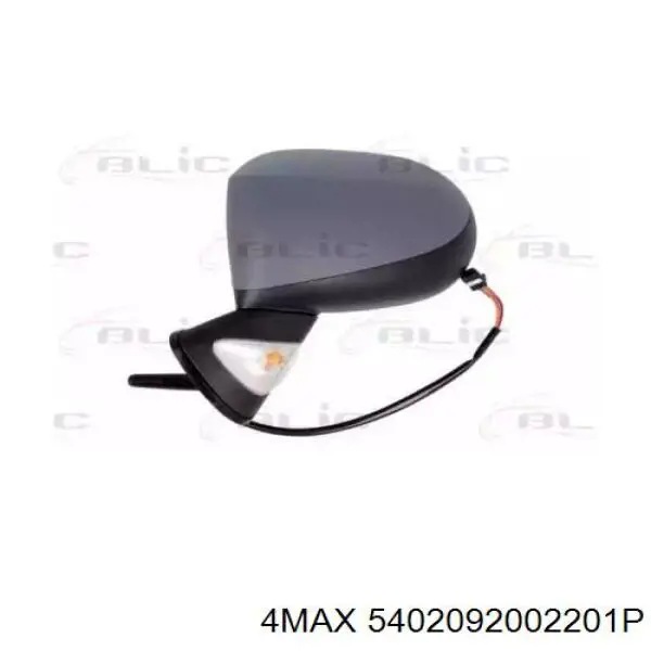 Левое боковое зеркало 6058514M Polcar