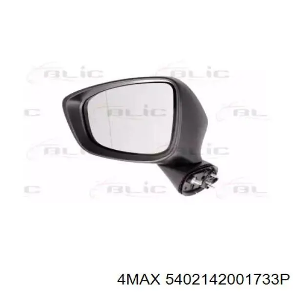 Левое боковое зеркало KD4569181H Mazda