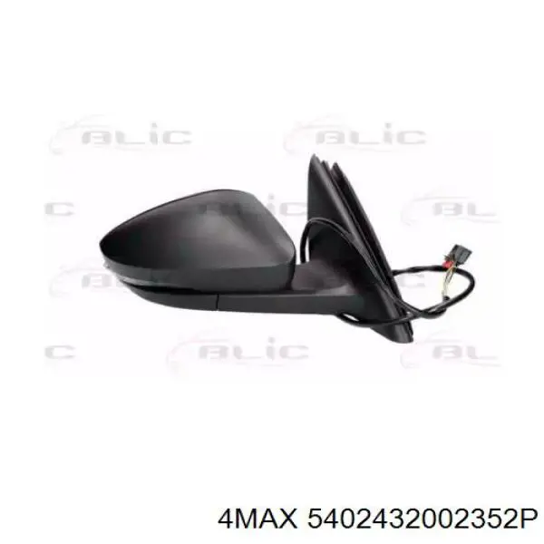 Правое зеркало 69C1527M Polcar