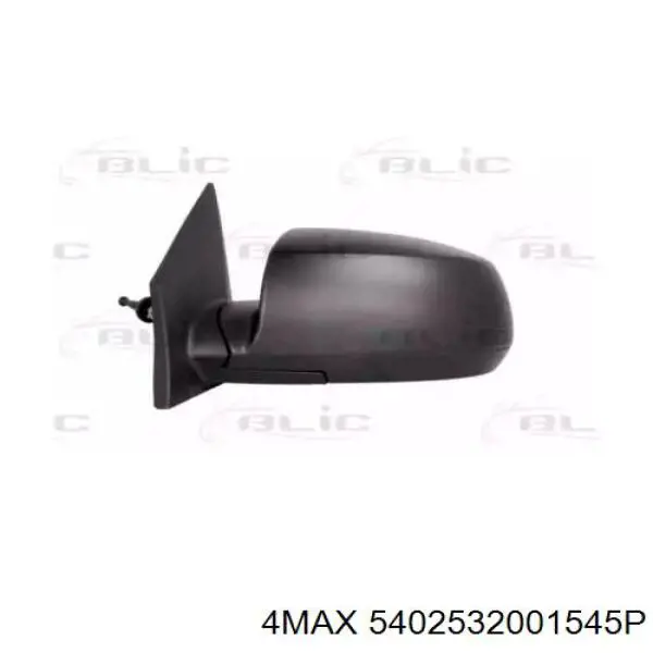 Левое боковое зеркало 876101G010 Hyundai/Kia