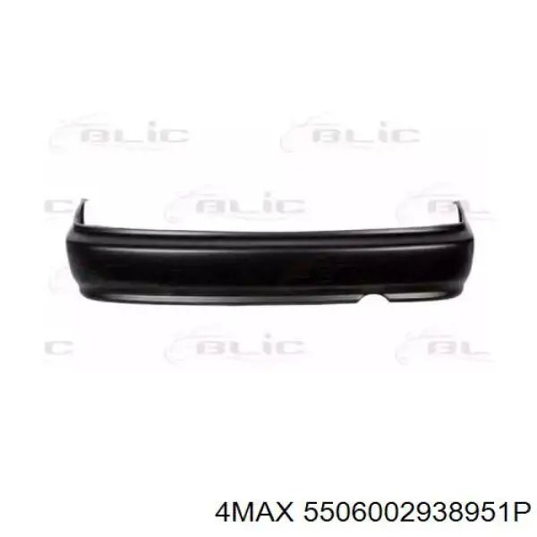 Задний бампер на Honda Civic VI EJ9, EK3/4