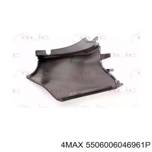 Бампер задний, левая часть 607397 Polcar