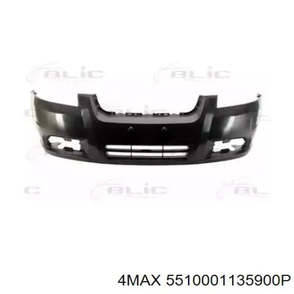 Parachoques delantero Chevrolet Kalos