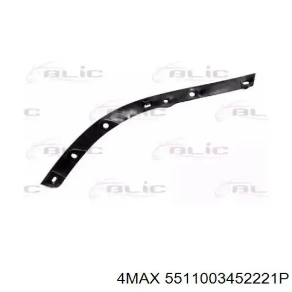 GS1D519L1B Mazda Спойлер переднего бампера левый