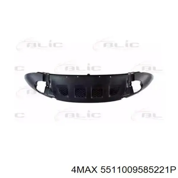 Купить 7L6807061AC9B9 VAG Сплиттер переднего бампера