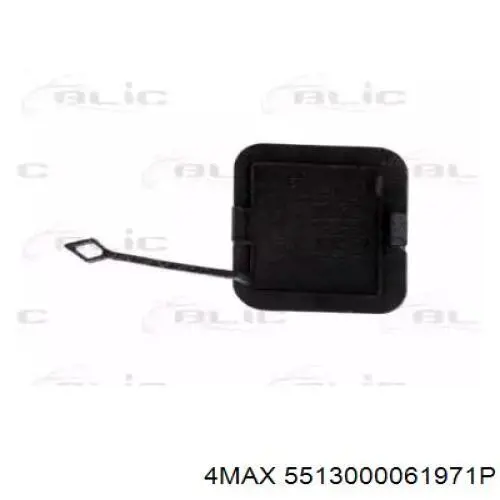 Заглушка бампера буксировочного крюка задняя TQ52041 Tqparts