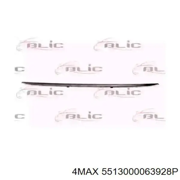 51127289756 BMW Молдинг бампера заднего центральный