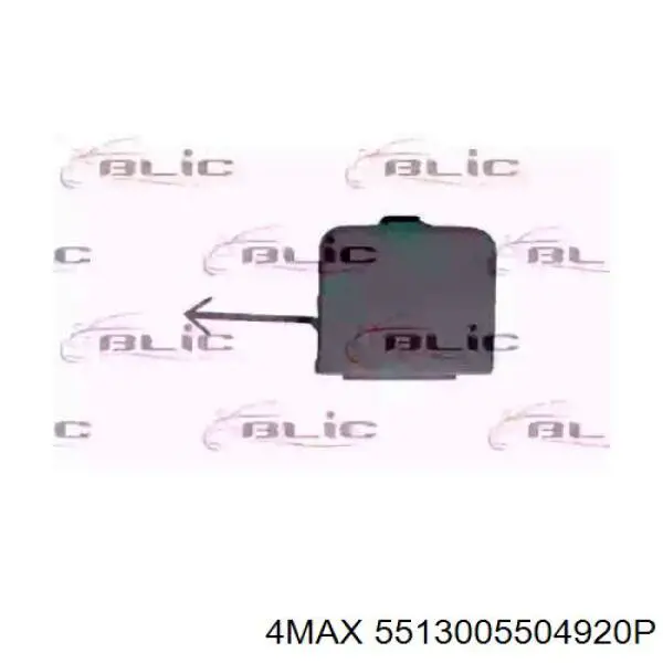 Заглушка буксировочного крюка в передний бампер 4max 5513005504920P цена, от 7.21 USD
