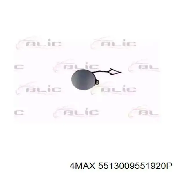 Купить 5TA807241GRU VAG Заглушка буксировочного крюка