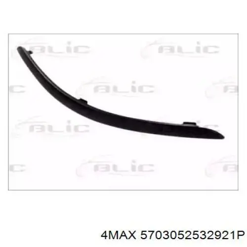 Молдинг бампера переднего левый Polcar 3201077R цена, от 3.49 USD