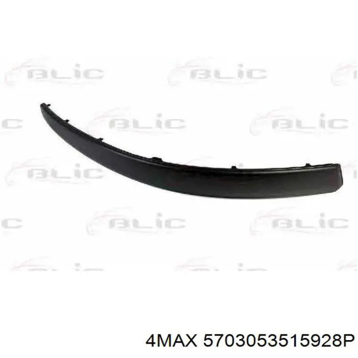 Купить A20388518215359 Mercedes Молдинг бампера переднего правый