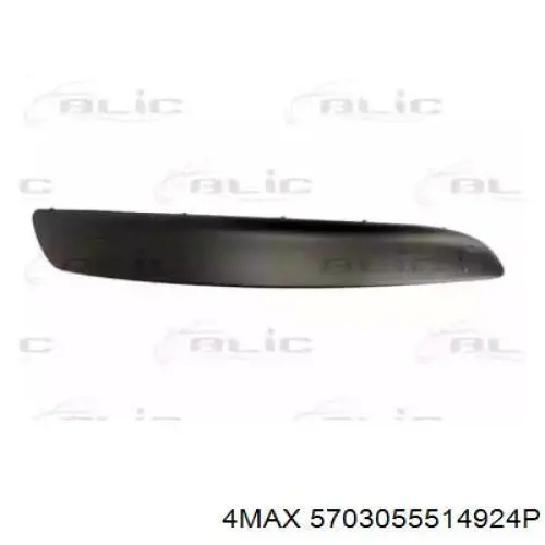 Купить 5710078R Polcar Накладка бампера переднего правая