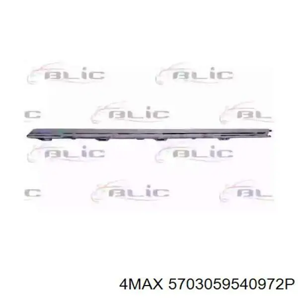 9555968 Polcar Молдинг бампера заднего правый