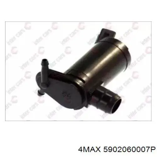 5902060007P 4max насос-мотор омывателя стекла переднего/заднего