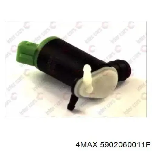 5902060011P 4max bomba de motor de fluido para lavador de vidro dianteiro