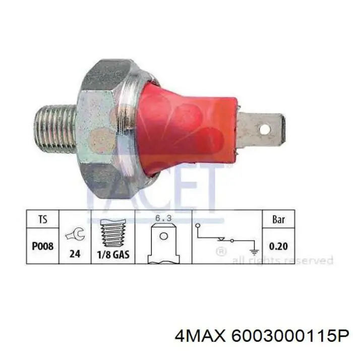  4max 6003000115P цена, от 26.96 USD