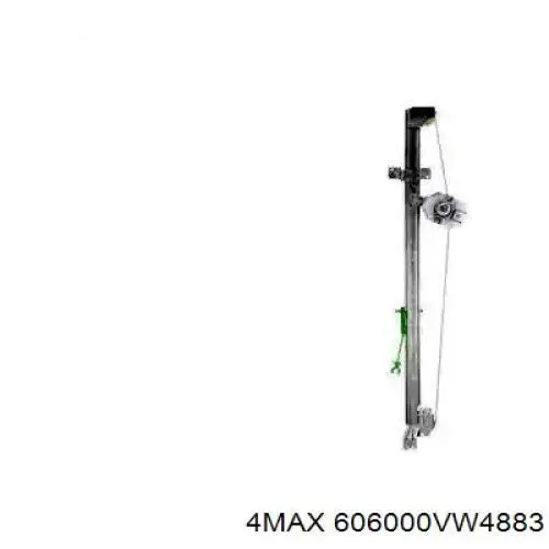 Механизм стеклоподъемника двери задней, правой Kamoka 7200296 цена, от 41.42 USD