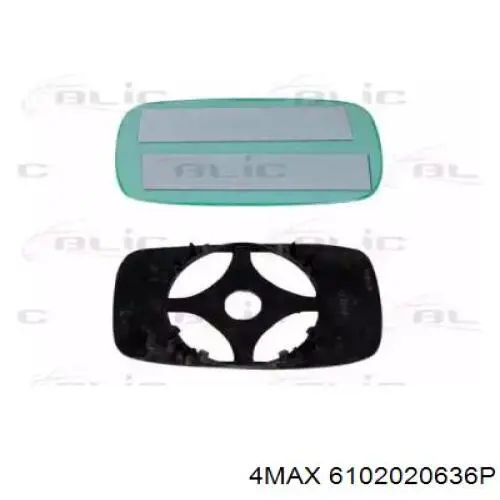 7082358 Fiat/Alfa/Lancia Зеркальный элемент левого зеркала заднего вида