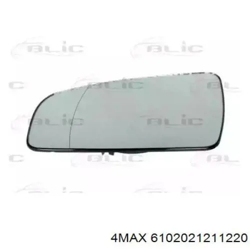 13162274 Peugeot/Citroen зеркальный элемент зеркала заднего вида левого