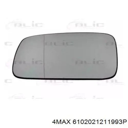 8100057 Kraft зеркальный элемент зеркала заднего вида левого