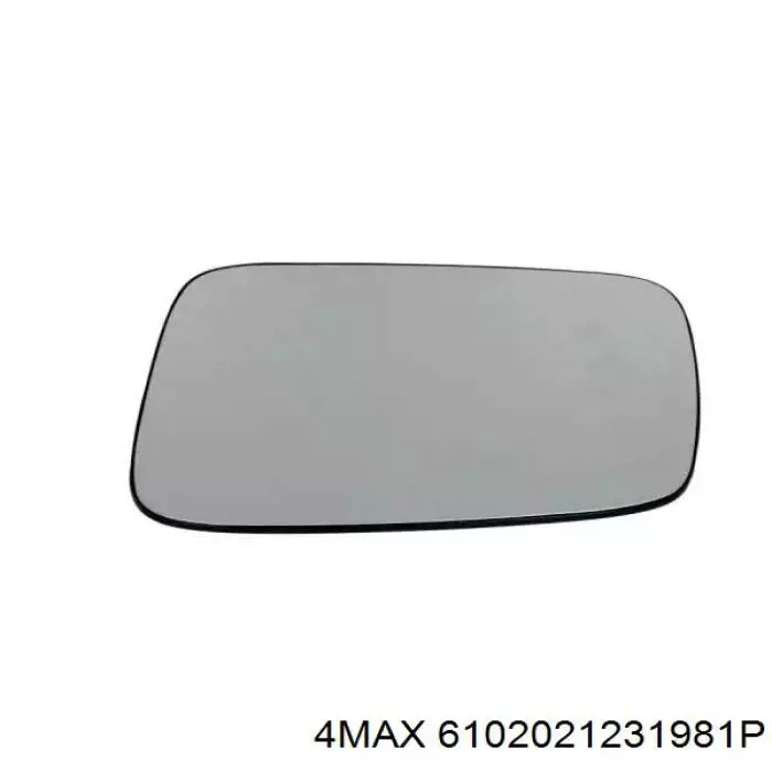 6102021231981P 4max elemento espelhado do espelho de retrovisão esquerdo