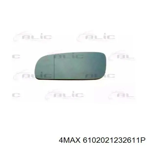 6102021232611P 4max Зеркальный элемент левого зеркала заднего вида