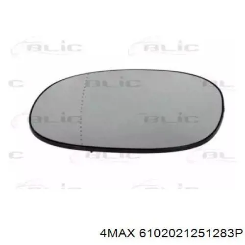 6102-02-1251283P 4max зеркальный элемент зеркала заднего вида левого