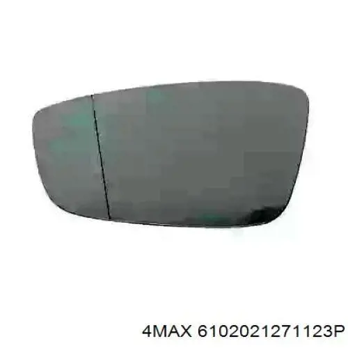 6102021271123P 4max зеркальный элемент зеркала заднего вида левого