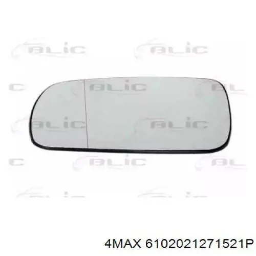 Зеркальный элемент зеркала заднего вида левого на Audi A4 B5 