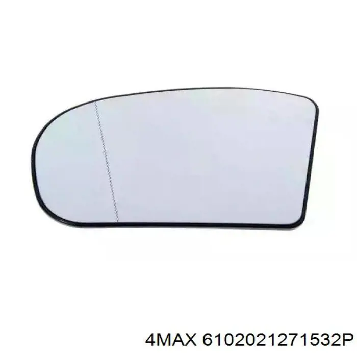MD20300460L Bodyparts зеркальный элемент зеркала заднего вида левого