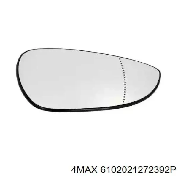 6102021272392P 4max зеркальный элемент зеркала заднего вида правого