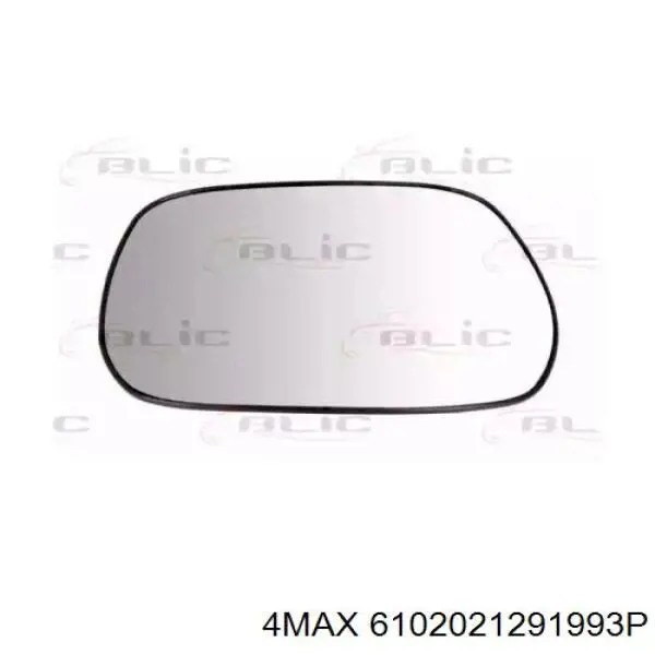 Зеркальный элемент зеркала заднего вида правого на Toyota Avensis Verso 