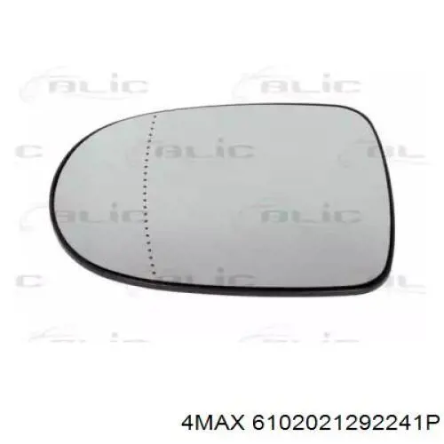 6102-02-1292241P 4max зеркальный элемент зеркала заднего вида левого