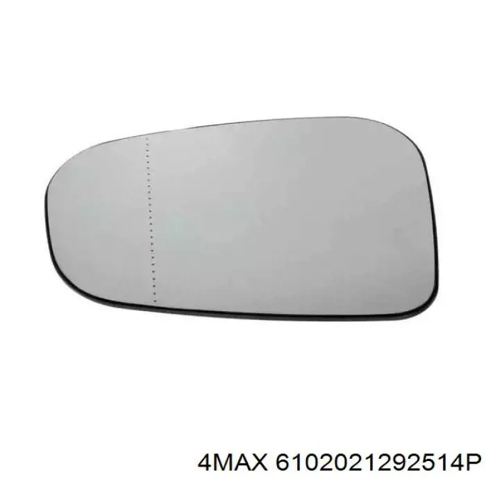 Зеркальный элемент зеркала заднего вида правого на Volvo C30 M