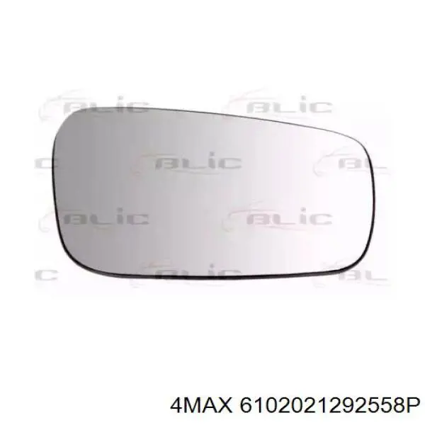 6102-02-1292558P 4max зеркальный элемент зеркала заднего вида правого