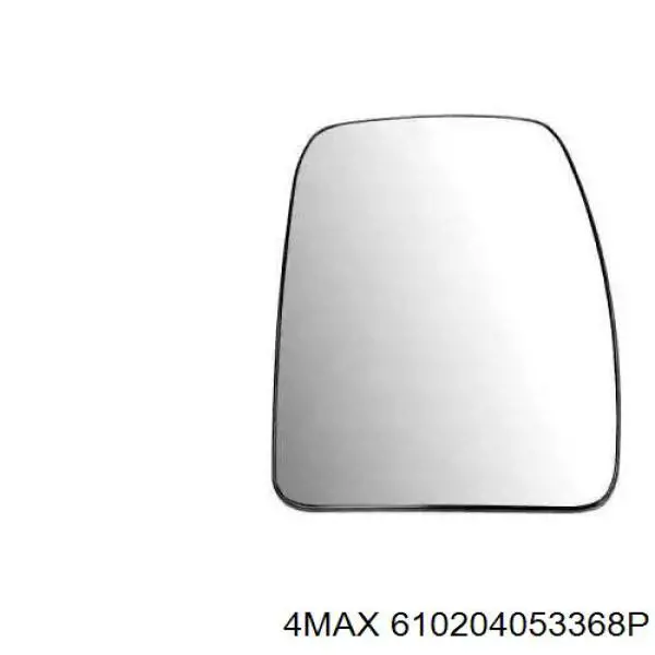 610204053368P 4max зеркальный элемент зеркала заднего вида правого