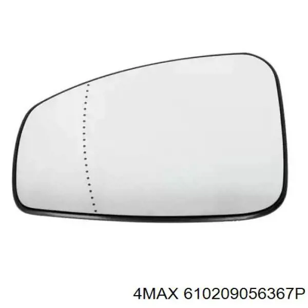Зеркальный элемент зеркала заднего вида левого на Renault Megane III 