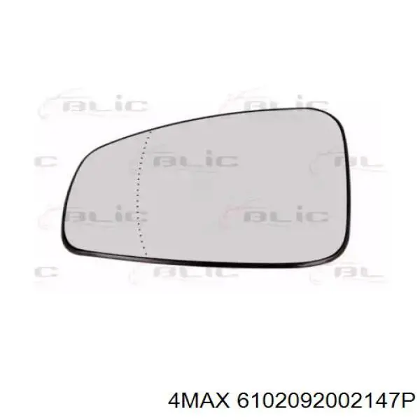 Купить 963667345R Renault (RVI) Стекло зеркала заднего вида, левого
