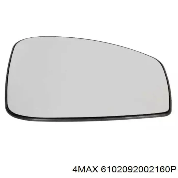 Зеркальный элемент зеркала заднего вида правого на Renault Scenic GRAND III 
