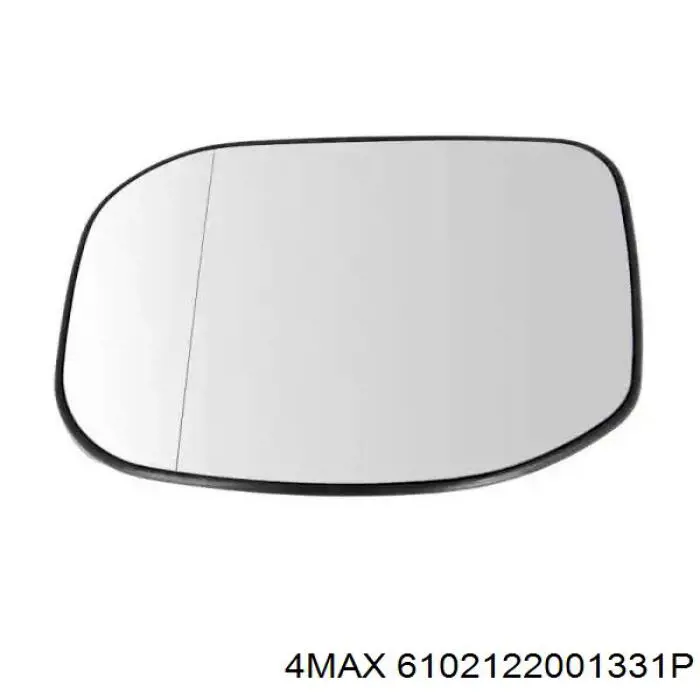 6102122001331P 4max elemento espelhado do espelho de retrovisão esquerdo