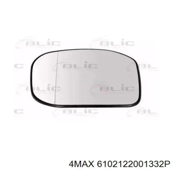 6102122001332P 4max зеркальный элемент зеркала заднего вида правого