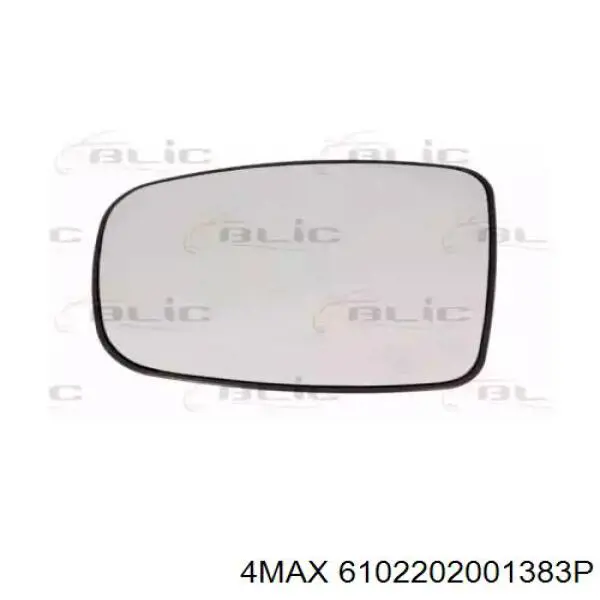 Зеркальный элемент зеркала заднего вида левого на Hyundai I10 PA
