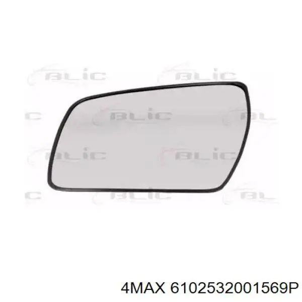 876112K050 Hyundai/Kia зеркальный элемент зеркала заднего вида левого