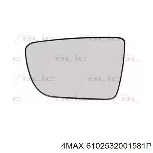 Зеркальный элемент зеркала заднего вида левого 6102532001581P 4max