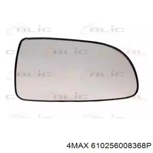 610256008368P 4max зеркальный элемент зеркала заднего вида правого