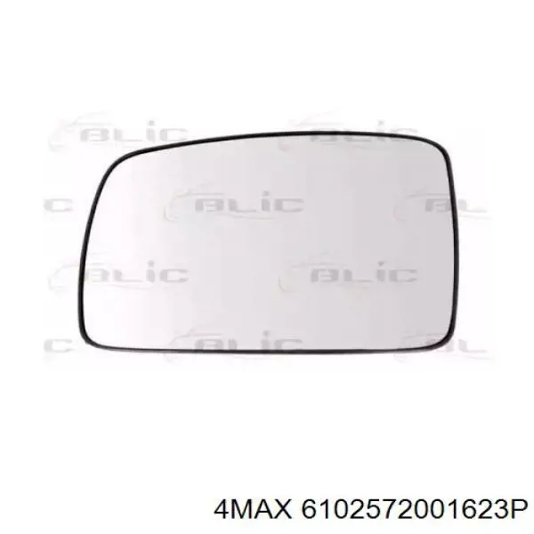 Зеркальный элемент зеркала заднего вида левого на Land Rover Freelander II 