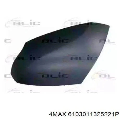 6012542PE Polcar накладка (крышка зеркала заднего вида левая)