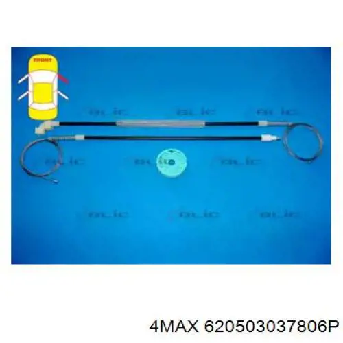 Механизм стеклоподъемника двери передней правой 620503037806P 4max