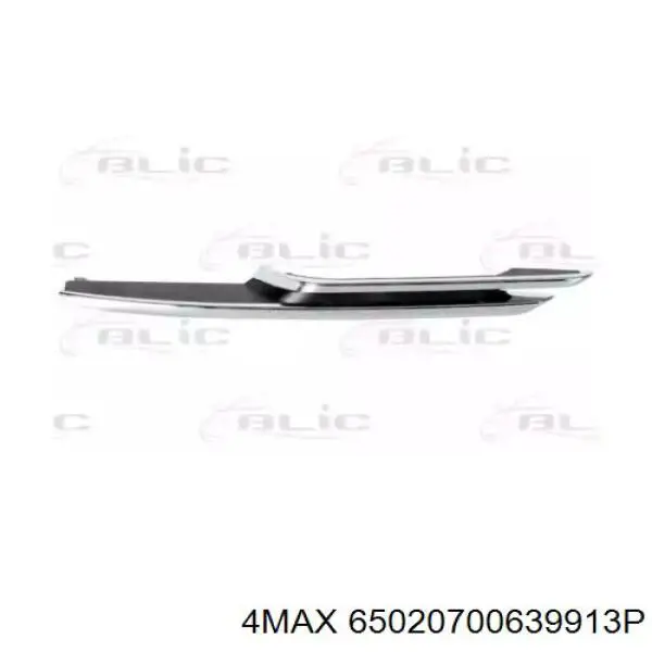 Молдинг решетки бампера переднего левый Polcar 20D1277